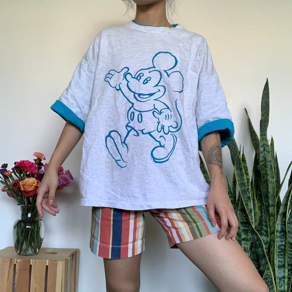 Disney Other - Vintage Mickey Mouse Double Layered T-shirt